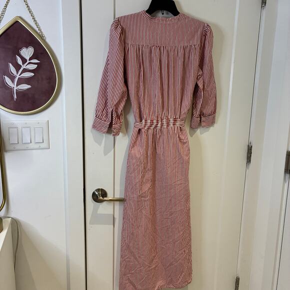 dRA Los Angeles Cassie Midi Dress in Sedona Stripe Large - Picture 7 of 14